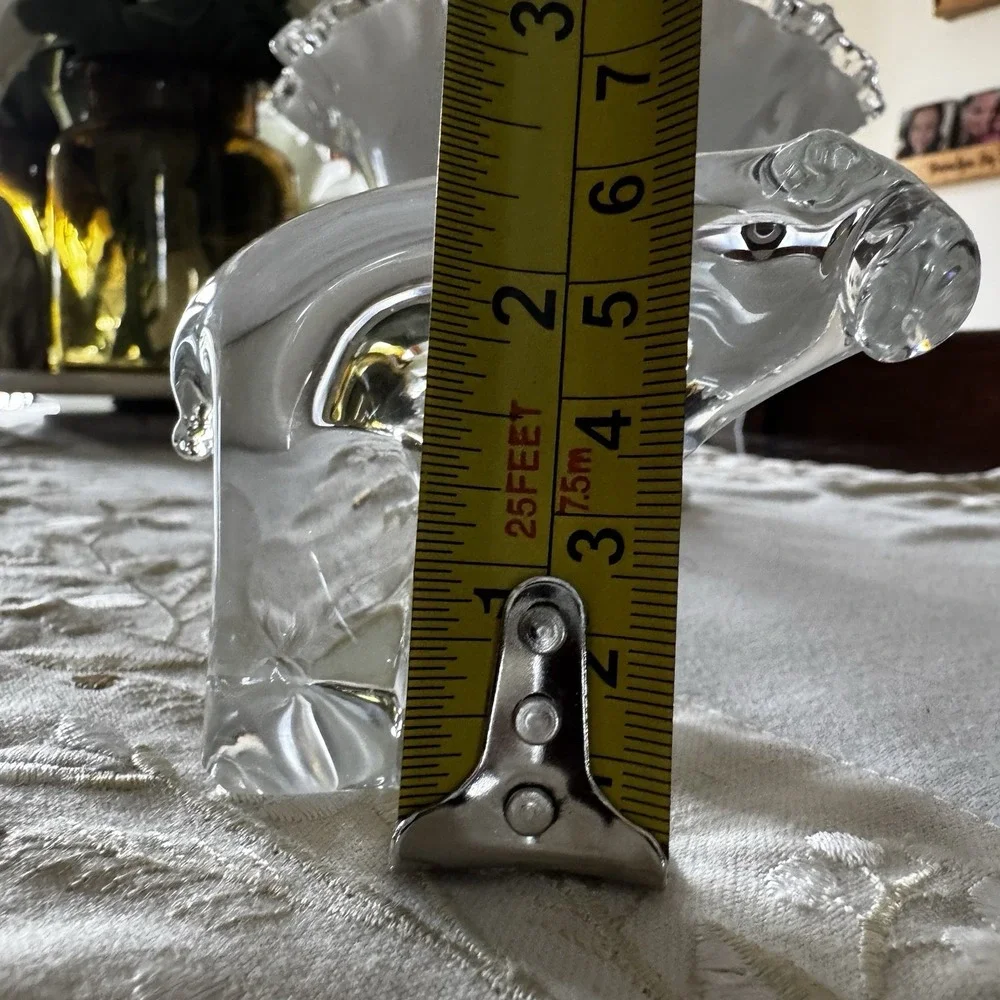 Glass Polar Bear Vintage Swedish Hand Made Glass Sculpture
